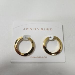 NWT Jenny Bird Gold-Tone Toni Hoop Earrings